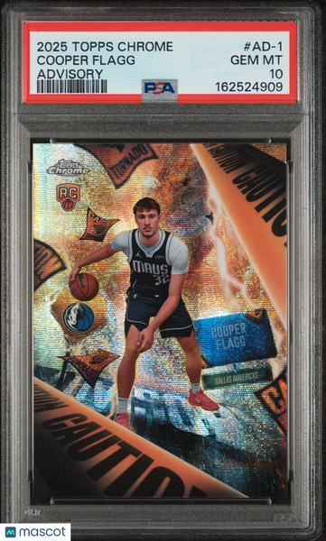 Cooper Flagg - 2025 Topps Chrome Advisory PSA 10