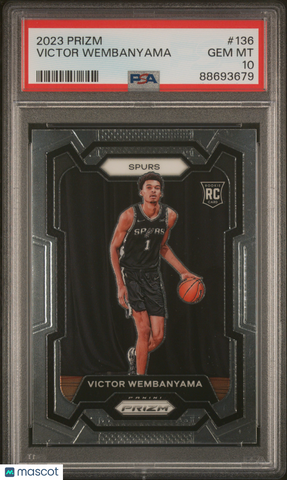Victor Wembanyama - 2023 Panini Prizm PSA 10