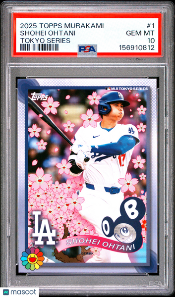 Shohei Ohtani - 2025 Topps Takashi Murakami + MLB World Tour Tokyo Series PSA 10
