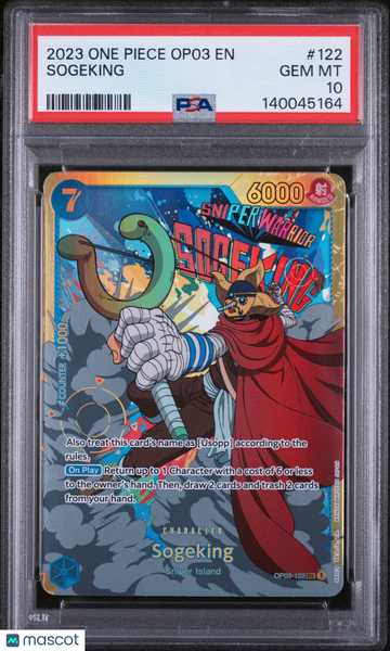 2023 One Piece Op03-Pillars Of Strength Sogeking PSA 10 #122
