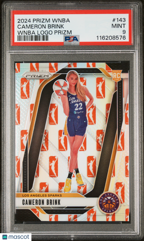 Cameron Brink - 2024 Panini Prizm WNBA Logo PSA 9