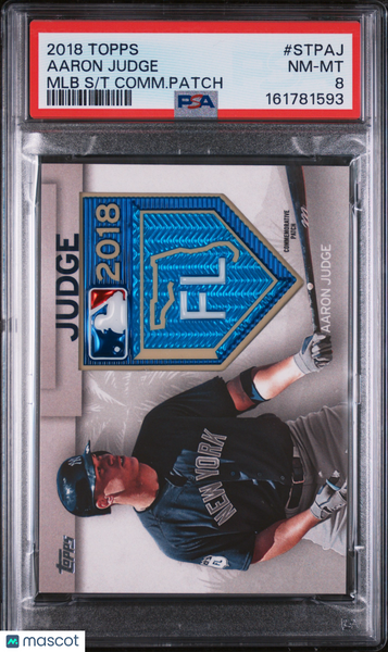 Aaron Judge - 2018 Topps MLB Spring Training Commemorative Patch PSA 8