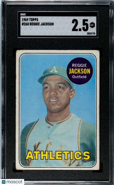 Reggie Jackson - 1969 Topps SGC 2.5
