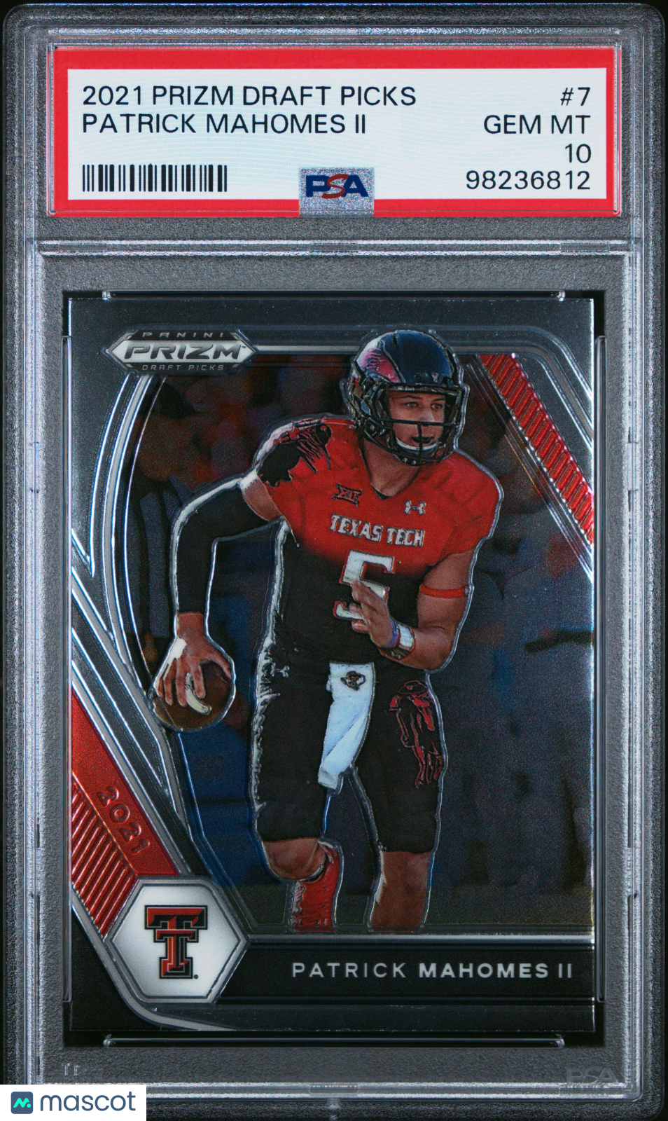 Patrick Mahomes II - 2021 Panini Prizm Draft Picks PSA 10 #7