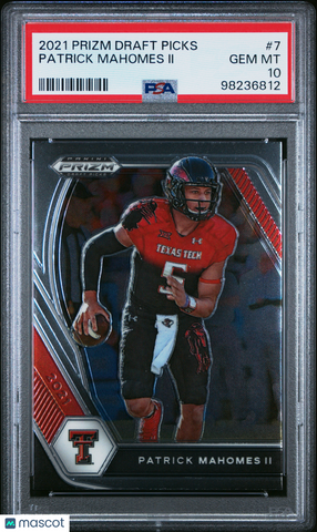 Patrick Mahomes II - 2021 Panini Prizm Draft Picks PSA 10 #7
