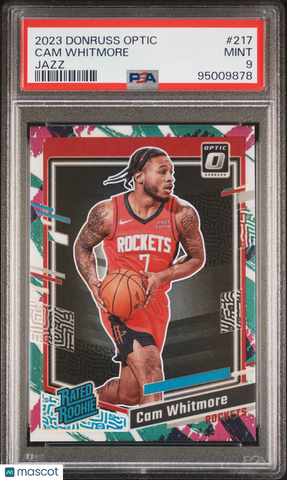 Cam Whitmore - 2023 Panini Donruss Optic Jazz PSA 9