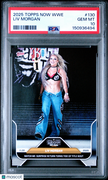 LIV Morgan - 2025 Topps Now WWE PSA 10