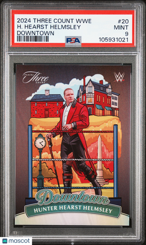 H. Hearst Helmsley - 2024 Panini Three Count WWE Downtown PSA 9