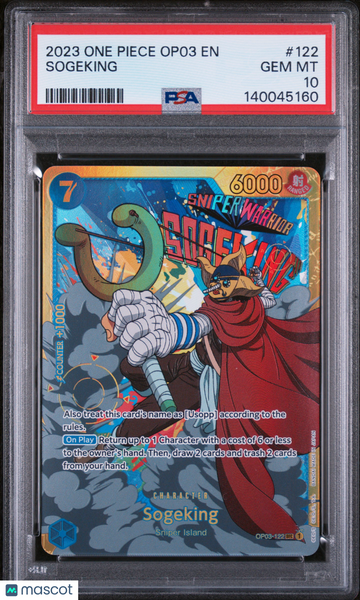 2023 One Piece Op03-Pillars Of Strength Sogeking PSA 10 #122