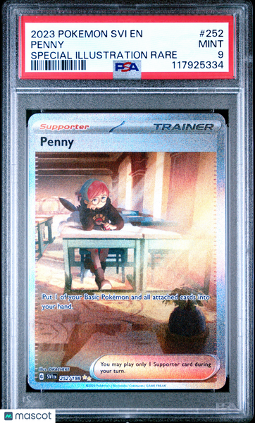 2023 Pokemon Svi EN-Scarlet & Violet Penny Special Illustration Rare PSA 9 #252