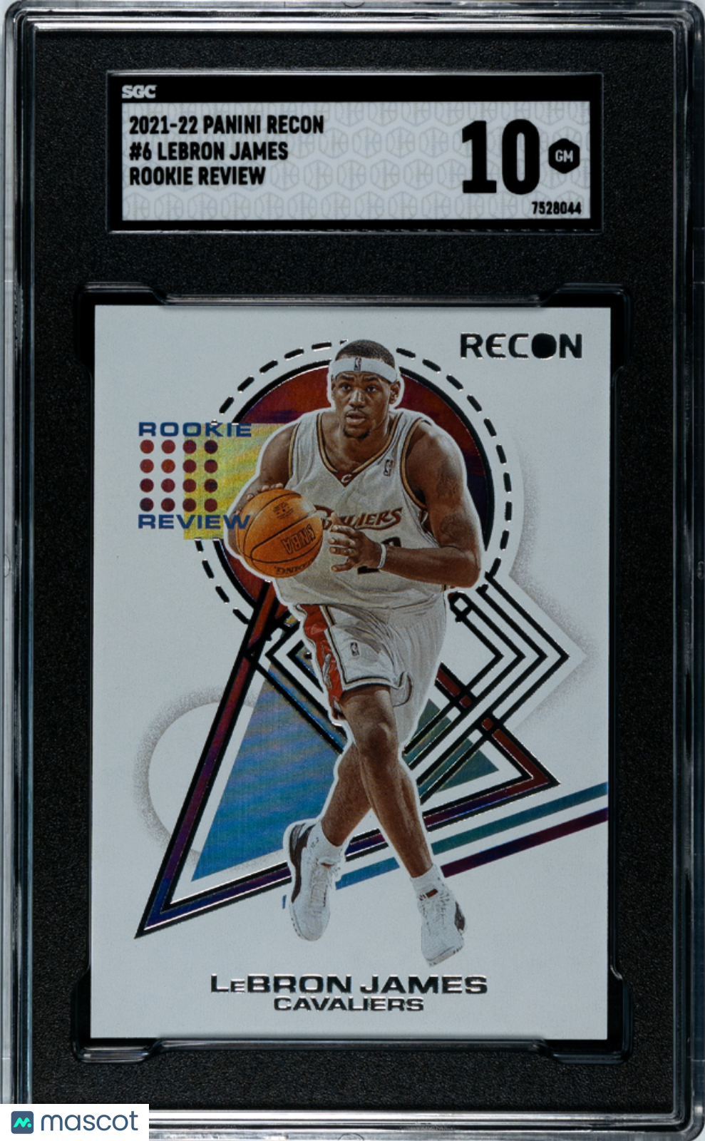LeBron James - 2021 Panini Recon Rookie Review SGC 10