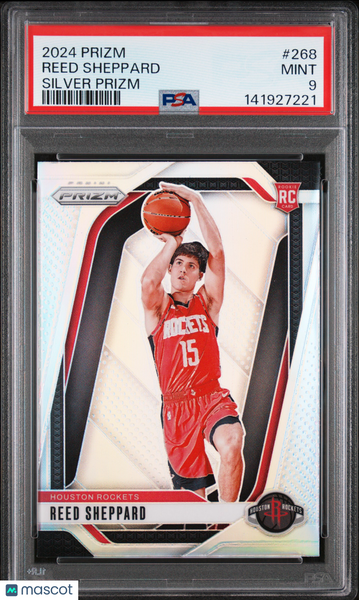 Reed Sheppard - 2024 Panini Prizm Silver PSA 9