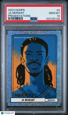Ja Morant - 2023 Panini NBA Hoops Presentations PSA 10