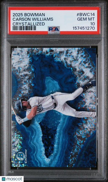 Carson Williams - 2025 Bowman Crystallized PSA 10