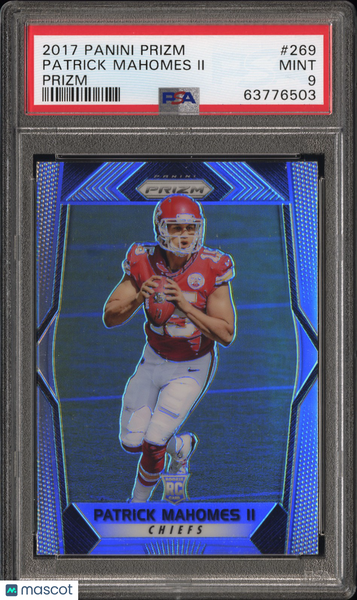 Patrick Mahomes II - 2017 Panini Prizm PSA 9