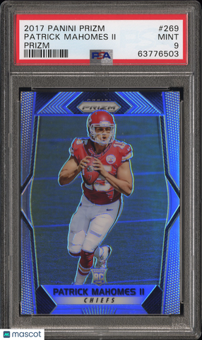 Patrick Mahomes II - 2017 Panini Prizm PSA 9
