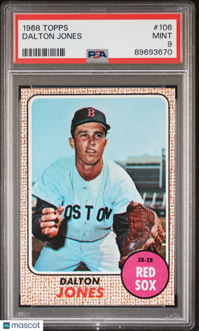 Dalton Jones - 1968 Topps PSA 9