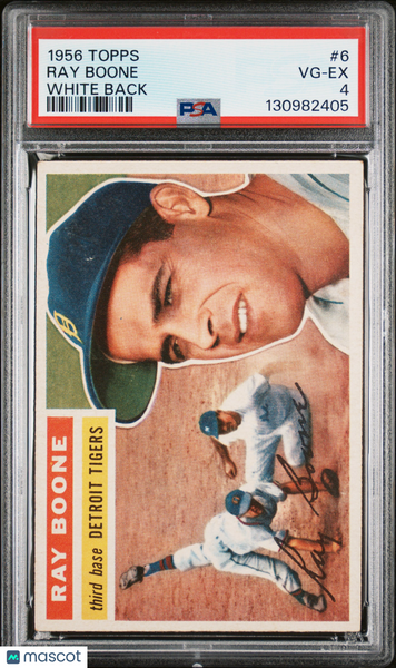 Ray Boone - 1956 Topps White Back PSA 4