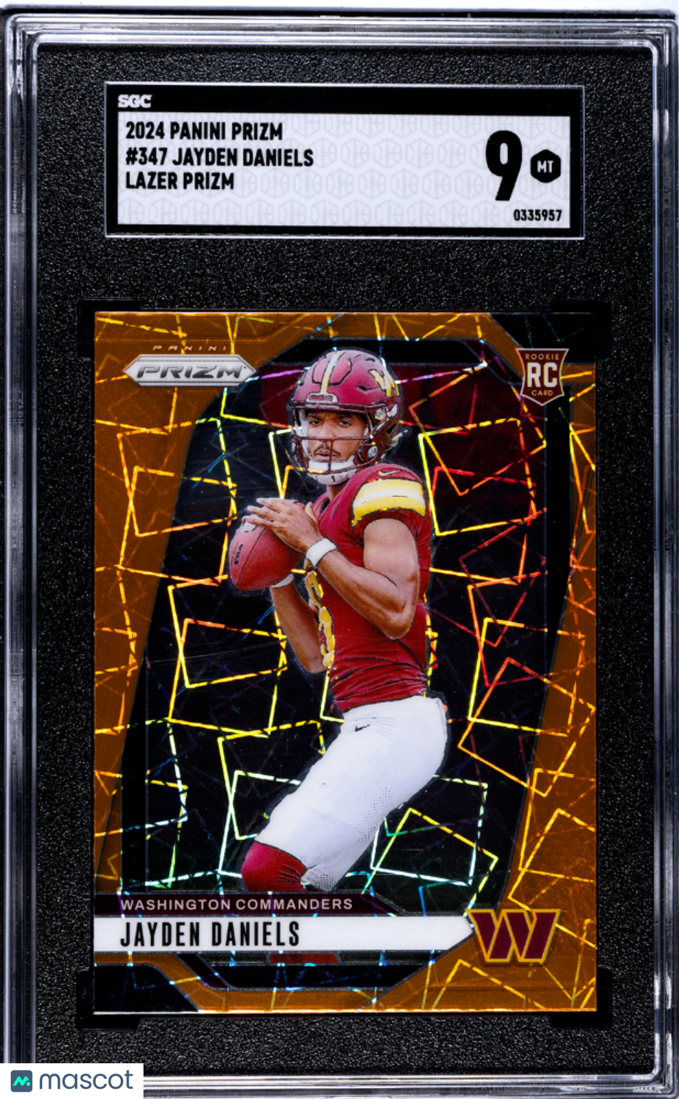Jayden Daniels - 2024 Panini Prizm Lazer SGC 9