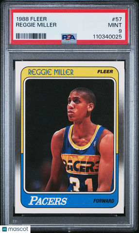 Reggie Miller - 1988 Fleer PSA 9