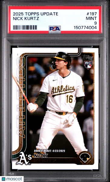 Nick Kurtz - 2025 Topps Update PSA 9