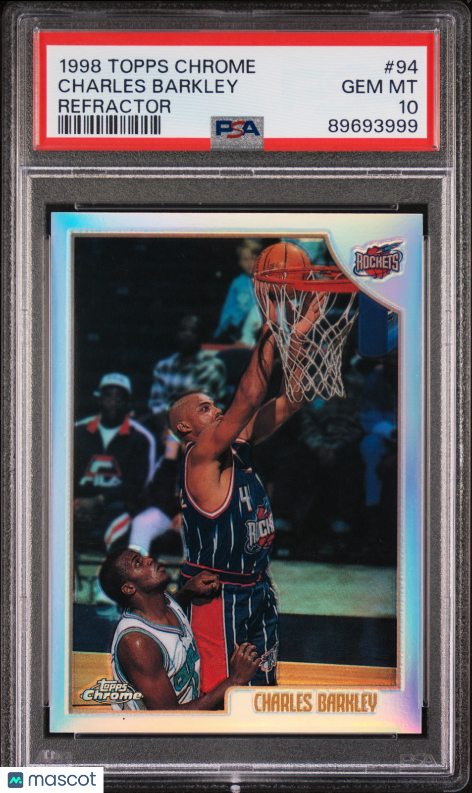 Charles Barkley - 1998 Topps Chrome Refractor PSA 10