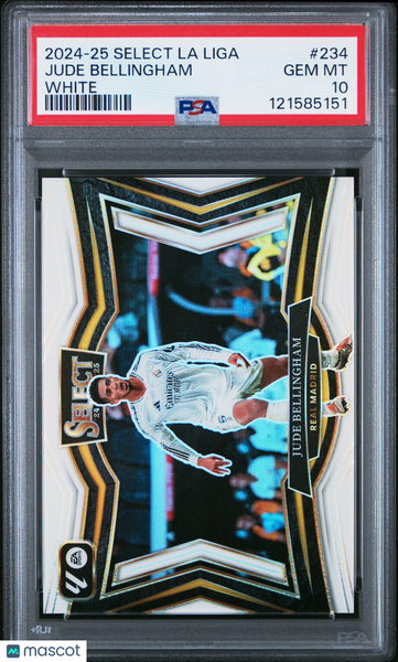 Jude Bellingham - 2024-25 Panini Select La Liga White PSA 10 16/20