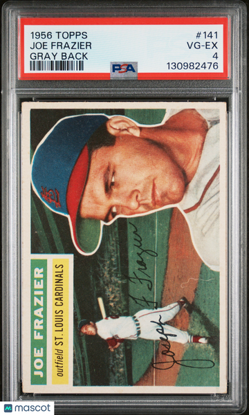 Joe Frazier - 1956 Topps Gray Back PSA 4