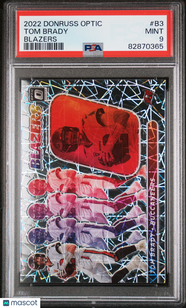 Tom Brady - 2022 Panini Donruss Optic Blazers PSA 9