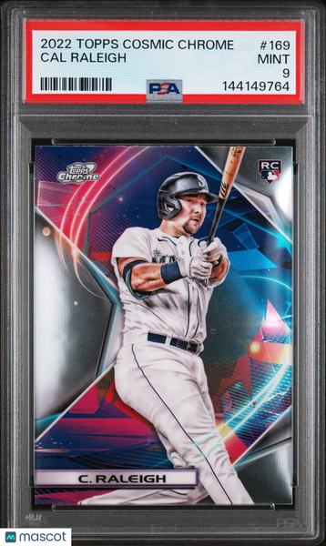 Cal Raleigh - 2022 Topps Cosmic Chrome PSA 9