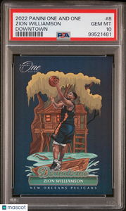Zion Williamson - 2022 Panini One And One Downtown PSA 10