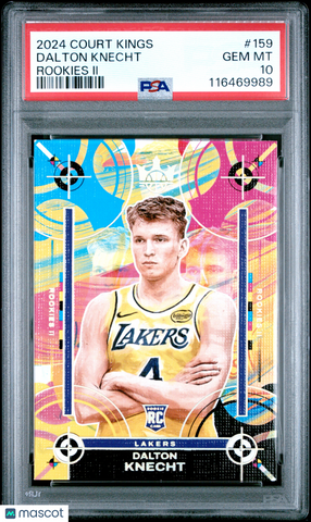 Dalton Knecht - 2024 Panini Court Kings Rookies II PSA 10