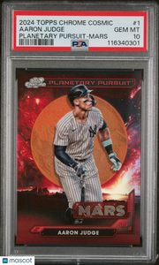 Aaron Judge - 2024 Topps Chrome Cosmic Planetary Pursuit Mars PSA 10