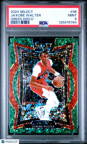 Ja'kobe Walter - 2024 Panini Select Green Disco PSA 9
