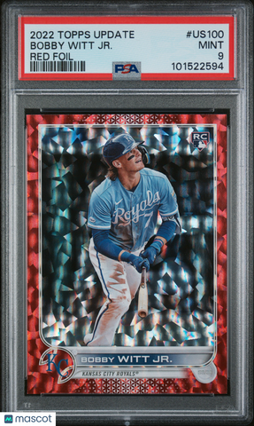 Bobby Witt JR. - 2022 Topps Update Red Foil PSA 9