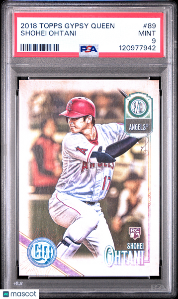 Shohei Ohtani - 2018 Topps Gypsy Queen Rookie #89 PSA 9