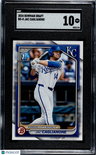 Jac Caglianone - 2024 Bowman Draft SGC 10