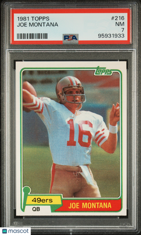 Joe Montana - 1981 Topps PSA 7