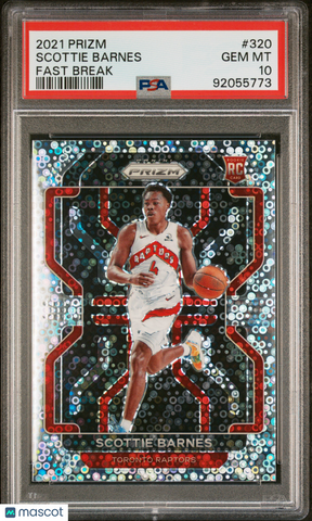 Scottie Barnes - 2021 Panini Prizm Fast Break PSA 10