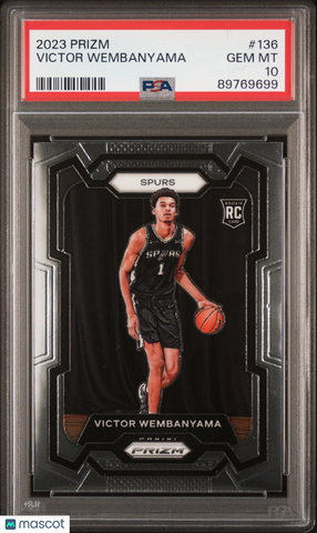 Victor Wembanyama - 2023 Panini Prizm Rookie PSA 10