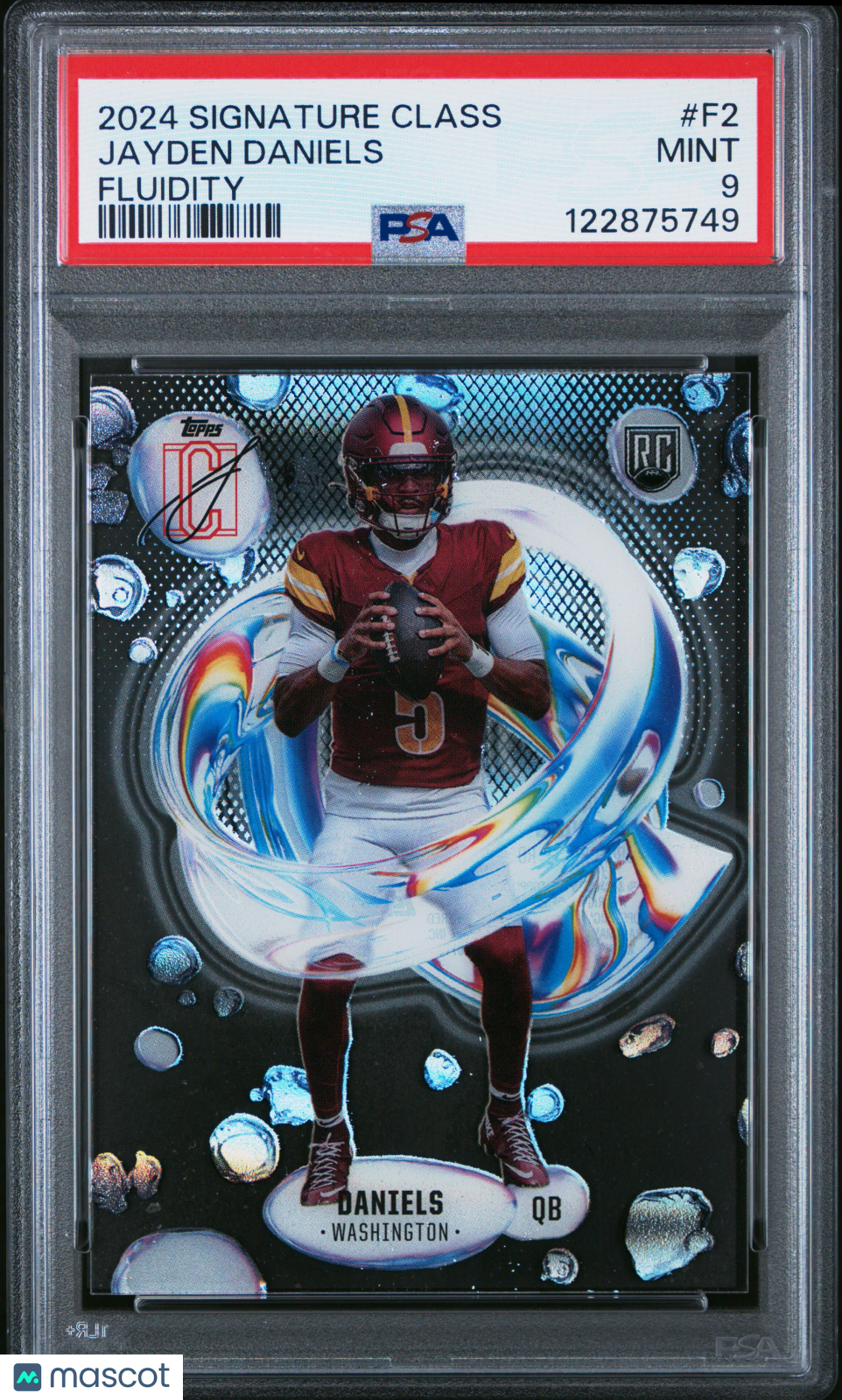 Jayden Daniels - 2024 Topps Signature Class Fluidity PSA 9