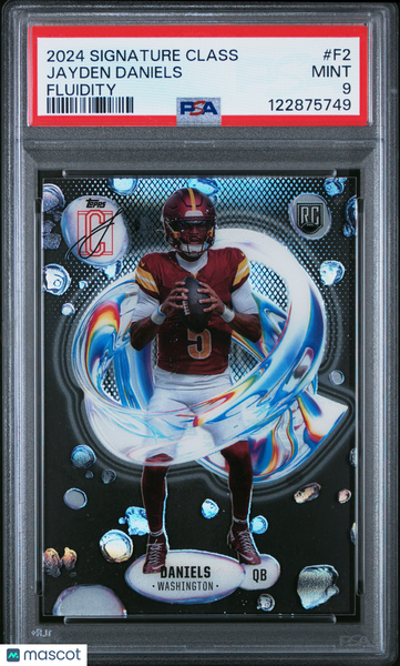 Jayden Daniels - 2024 Topps Signature Class Fluidity PSA 9