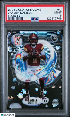 Jayden Daniels - 2024 Topps Signature Class Fluidity PSA 9