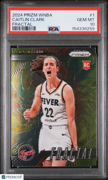 Caitlin Clark - 2024 Panini Prizm WNBA Fractal PSA 10