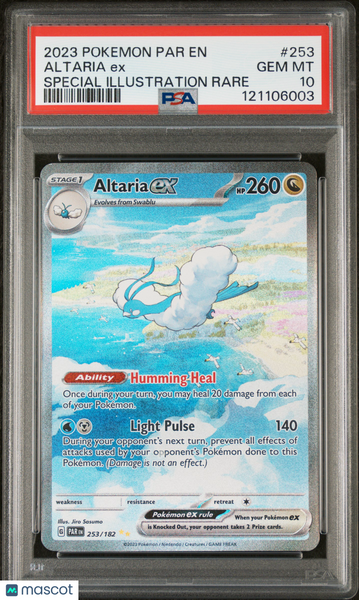 2023 Pokemon Paradox Rift Altaria EX Special Illustration Rare PSA 10 #253