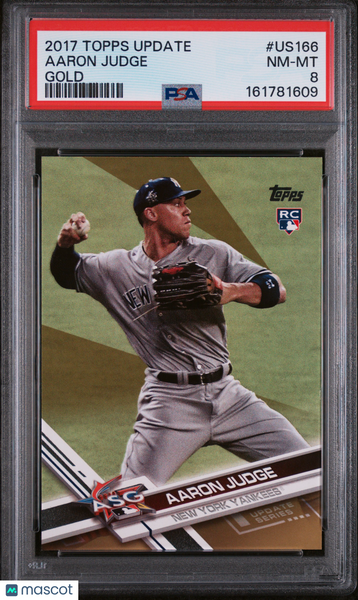 Aaron Judge - 2017 Topps Update Gold PSA 8