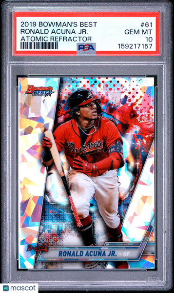 Ronald Acuna JR. - 2019 Bowman's Best Atomic Refractor PSA 10
