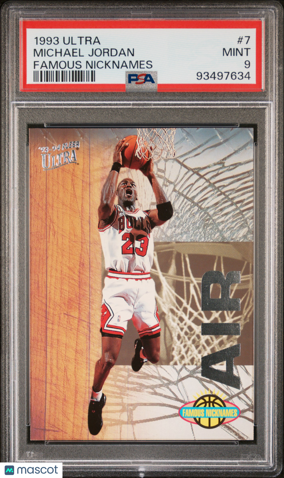 Michael Jordan - 1993 Ultra Famous Nicknames PSA 9