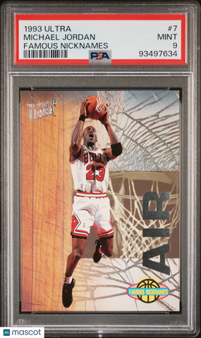 Michael Jordan - 1993 Ultra Famous Nicknames PSA 9