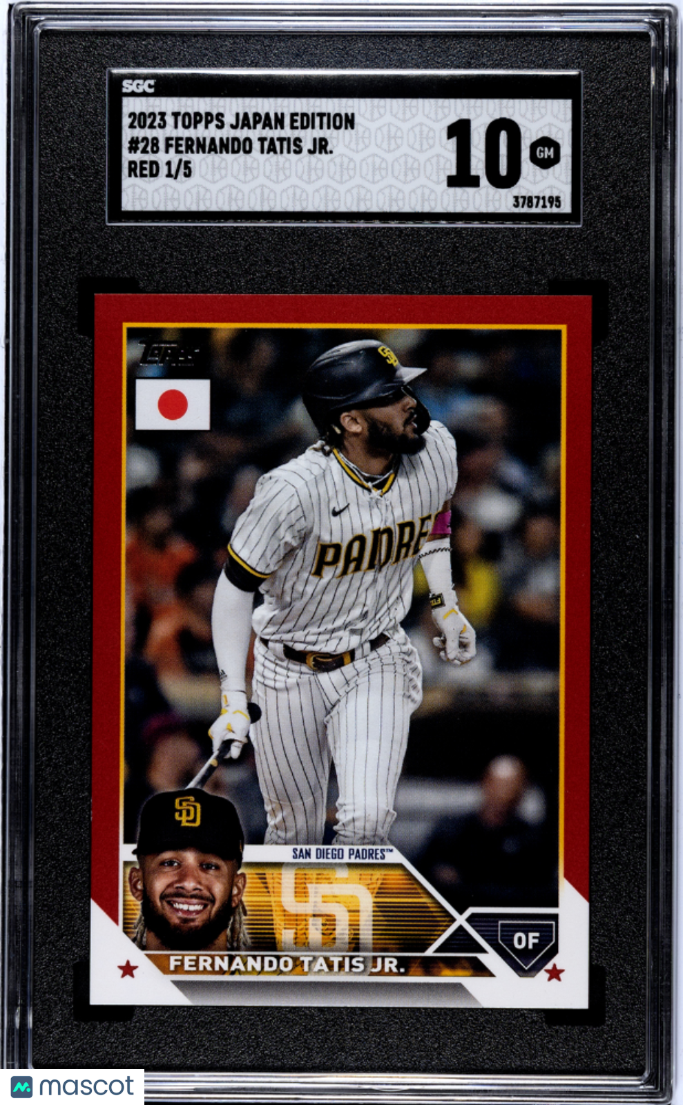 Fernando Tatis JR. - 2023 Topps Japan Edition Red SGC 10 /5